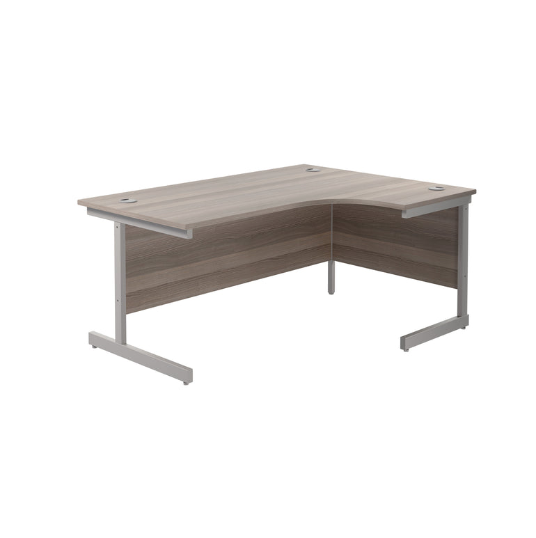 Single Upright Right Hand 1800mm Crescent Desk