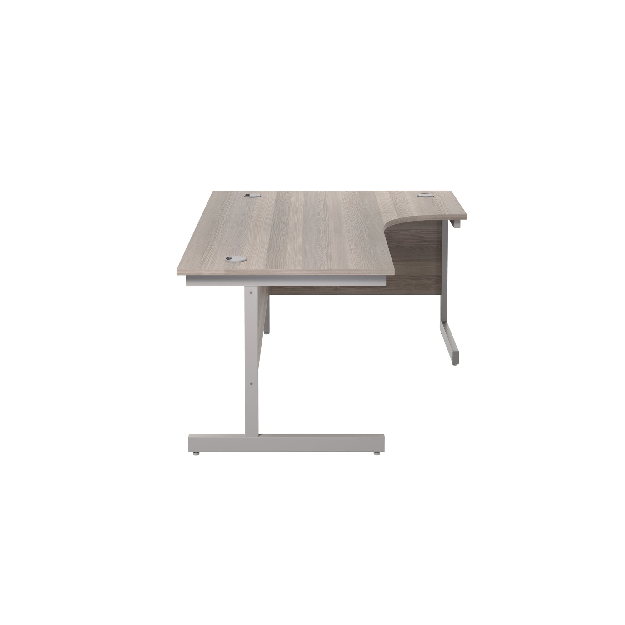 Single Upright Right Hand 1800mm Crescent Desk
