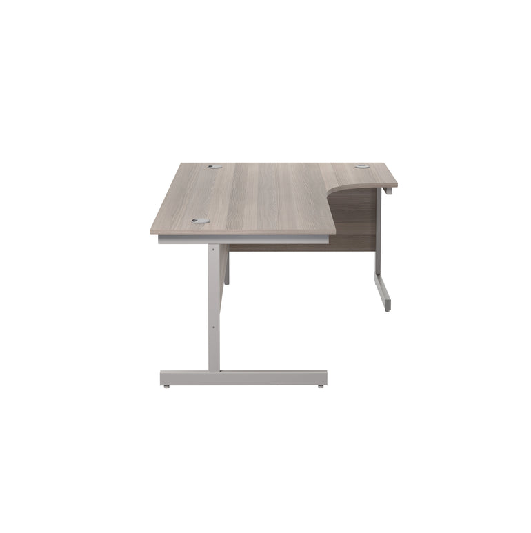 Single Upright Right Hand 1800mm Crescent Desk