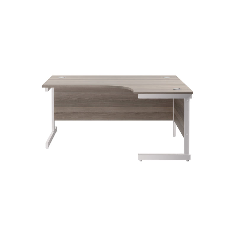 Single Upright Right Hand 1800mm Crescent Desk