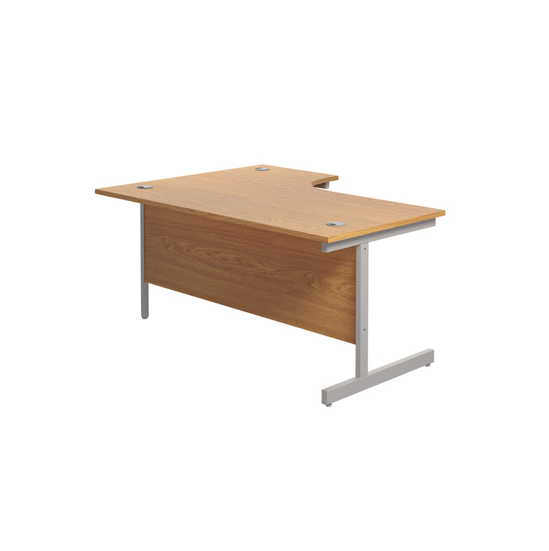 Single Upright Right Hand 1800mm Crescent Desk