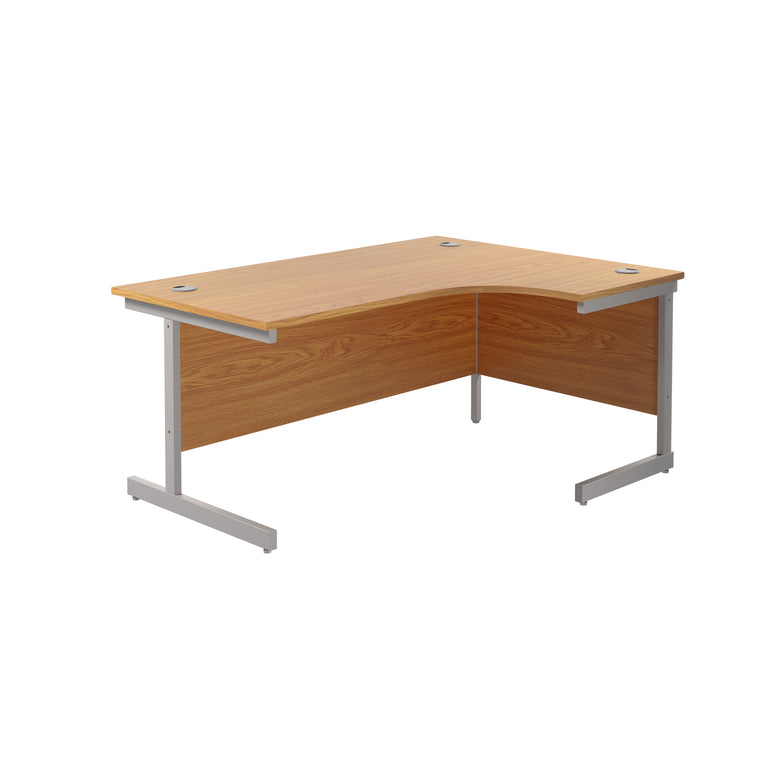 Single Upright Right Hand 1800mm Crescent Desk