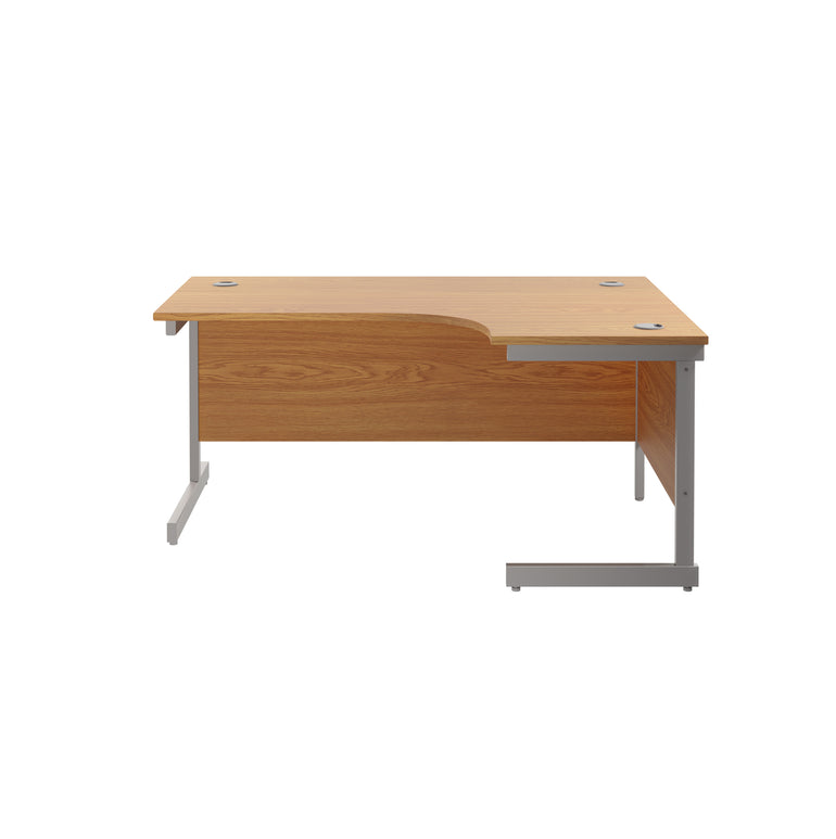 Single Upright Right Hand 1800mm Crescent Desk