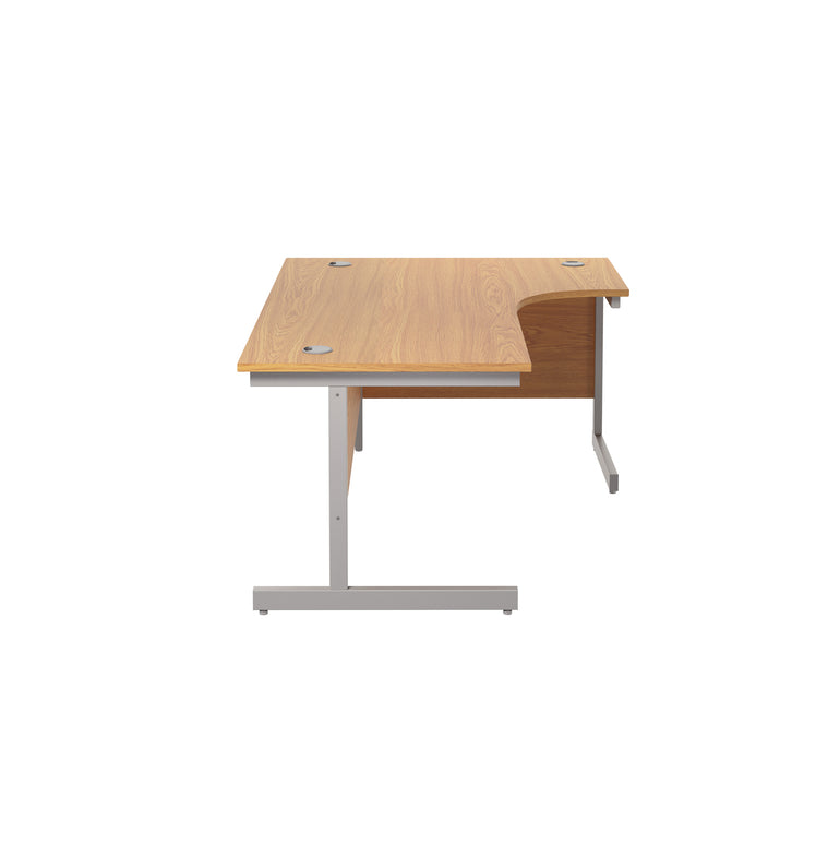 Single Upright Right Hand 1800mm Crescent Desk