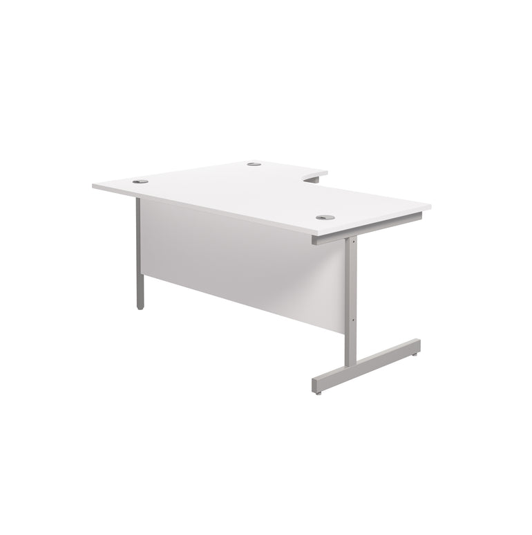 Single Upright Right Hand 1800mm Crescent Desk