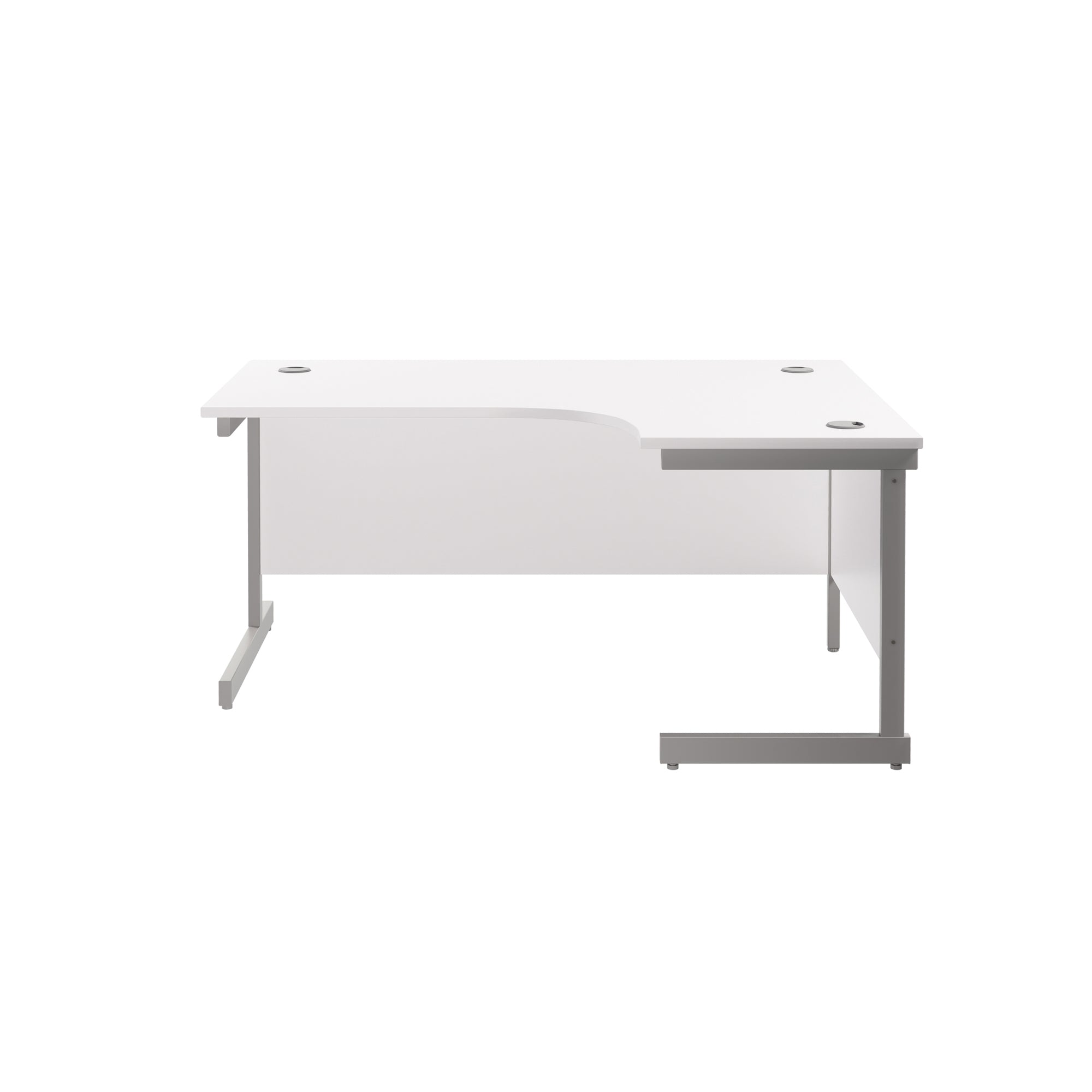 Single Upright Right Hand 1800mm Crescent Desk