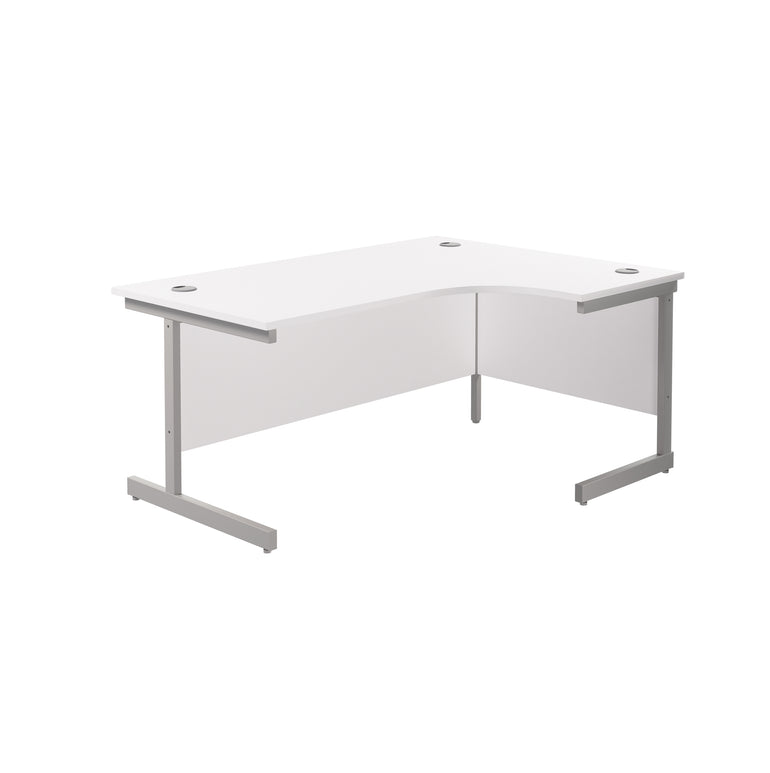 Single Upright Right Hand 1800mm Crescent Desk