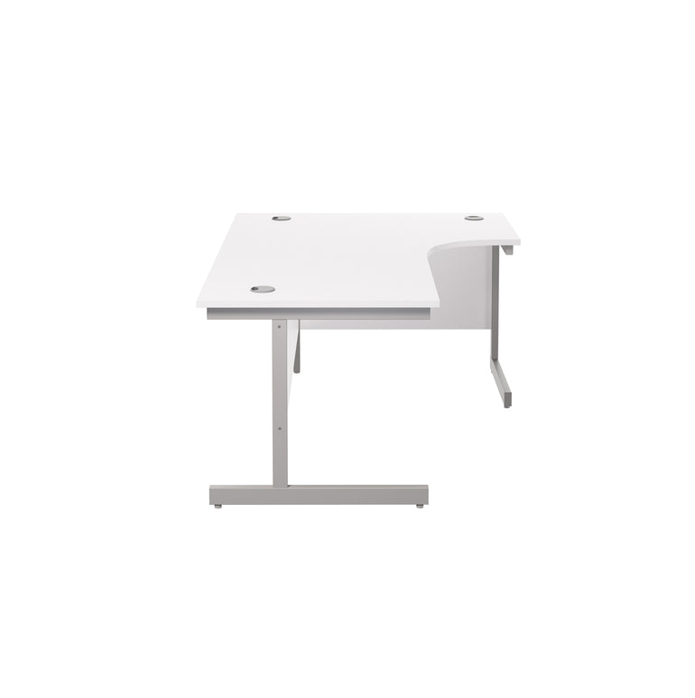 Single Upright Right Hand 1800mm Crescent Desk