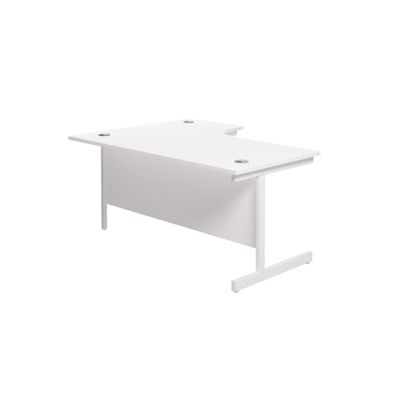 Single Upright Right Hand 1800mm Crescent Desk