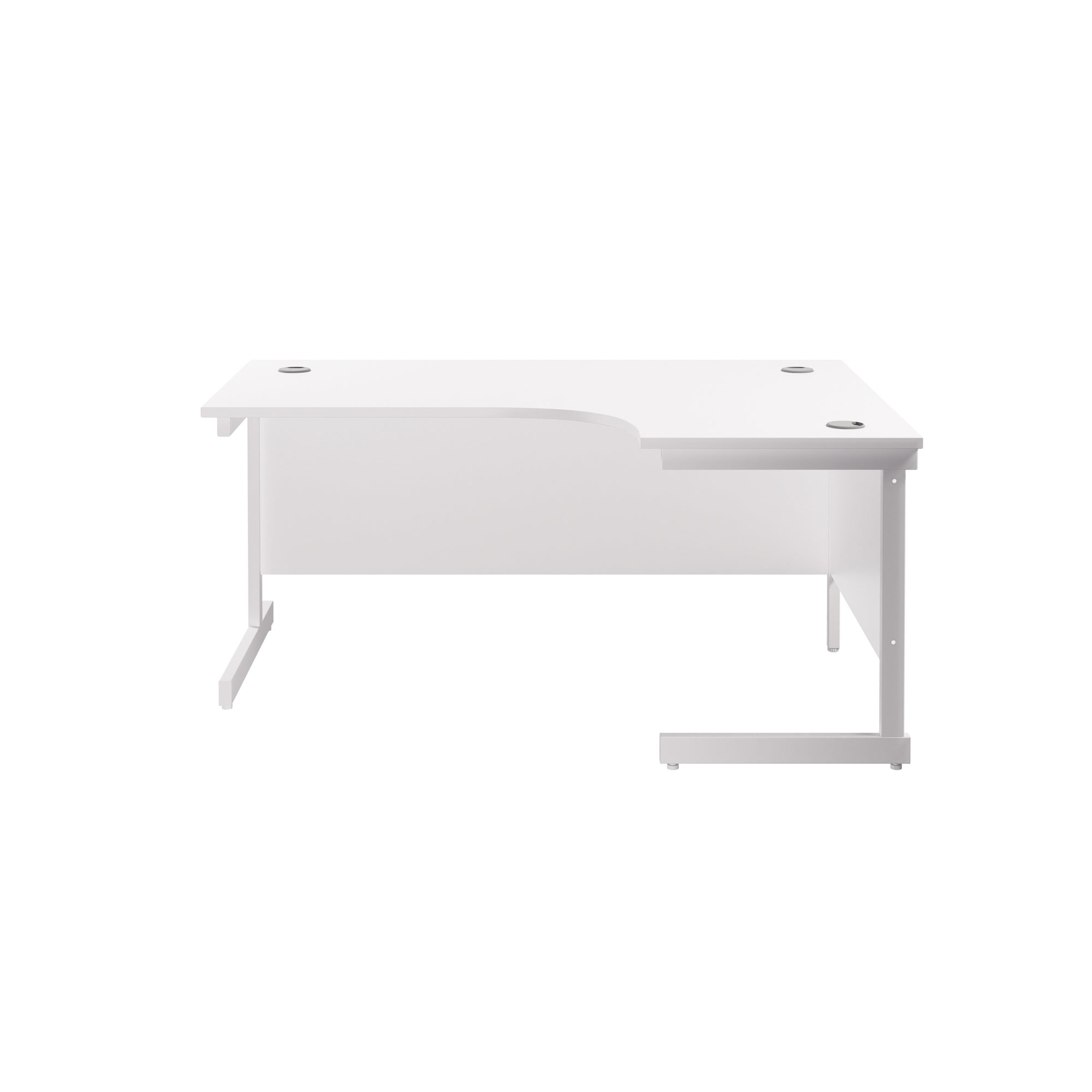 Single Upright Right Hand 1800mm Crescent Desk