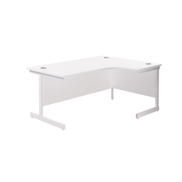 Single Upright Right Hand 1800mm Crescent Desk