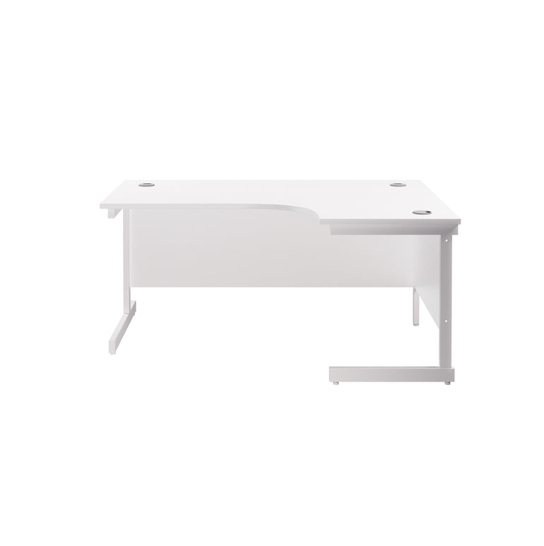 Single Upright Right Hand 1800mm Crescent Desk