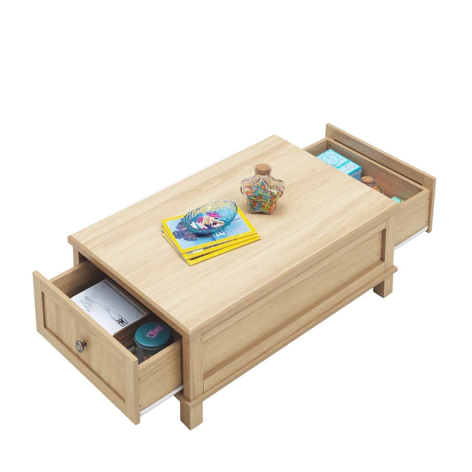 Sherwell Coffee Table Drawers allhomely