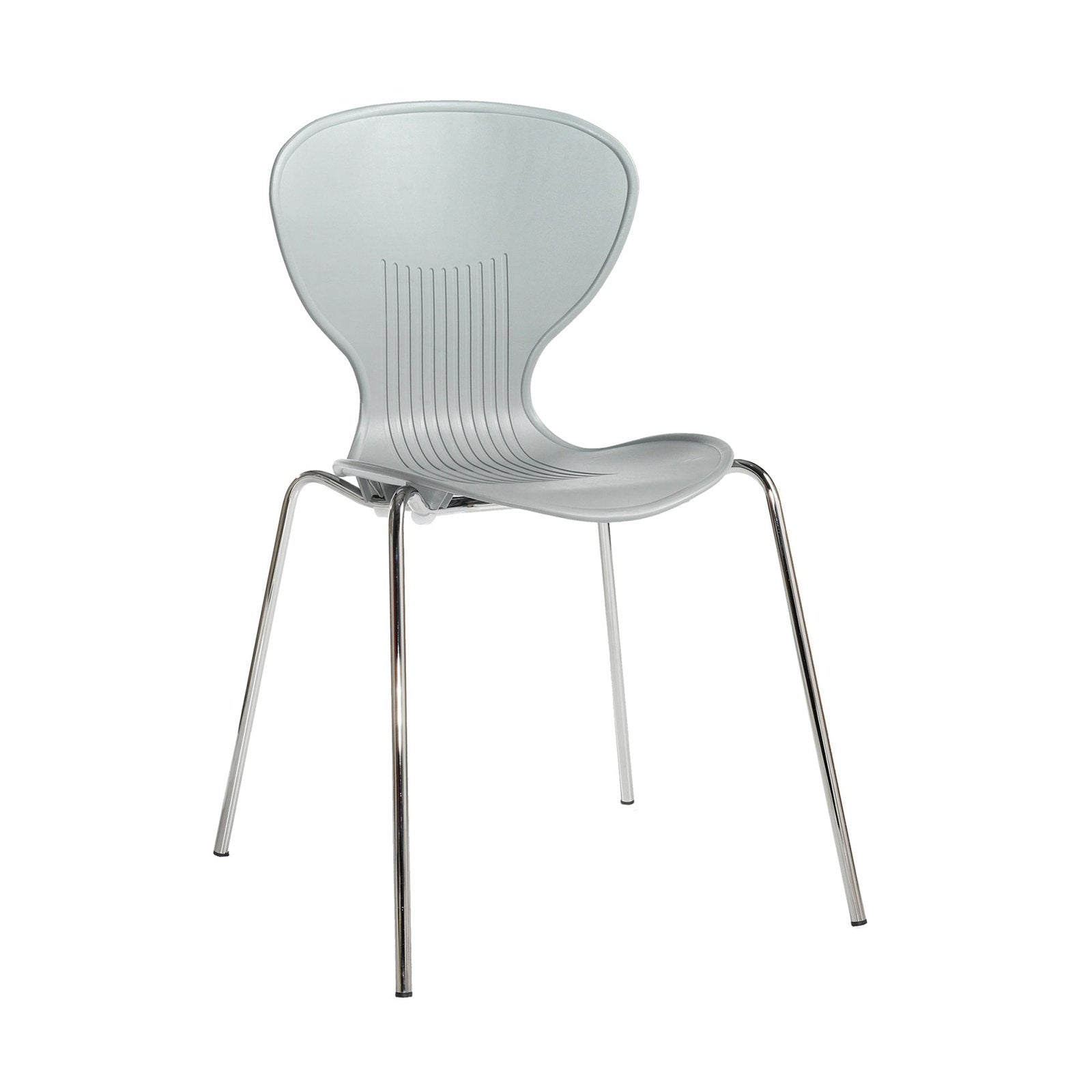 Sienna one piece shell chair with chrome legs - Office Products Online