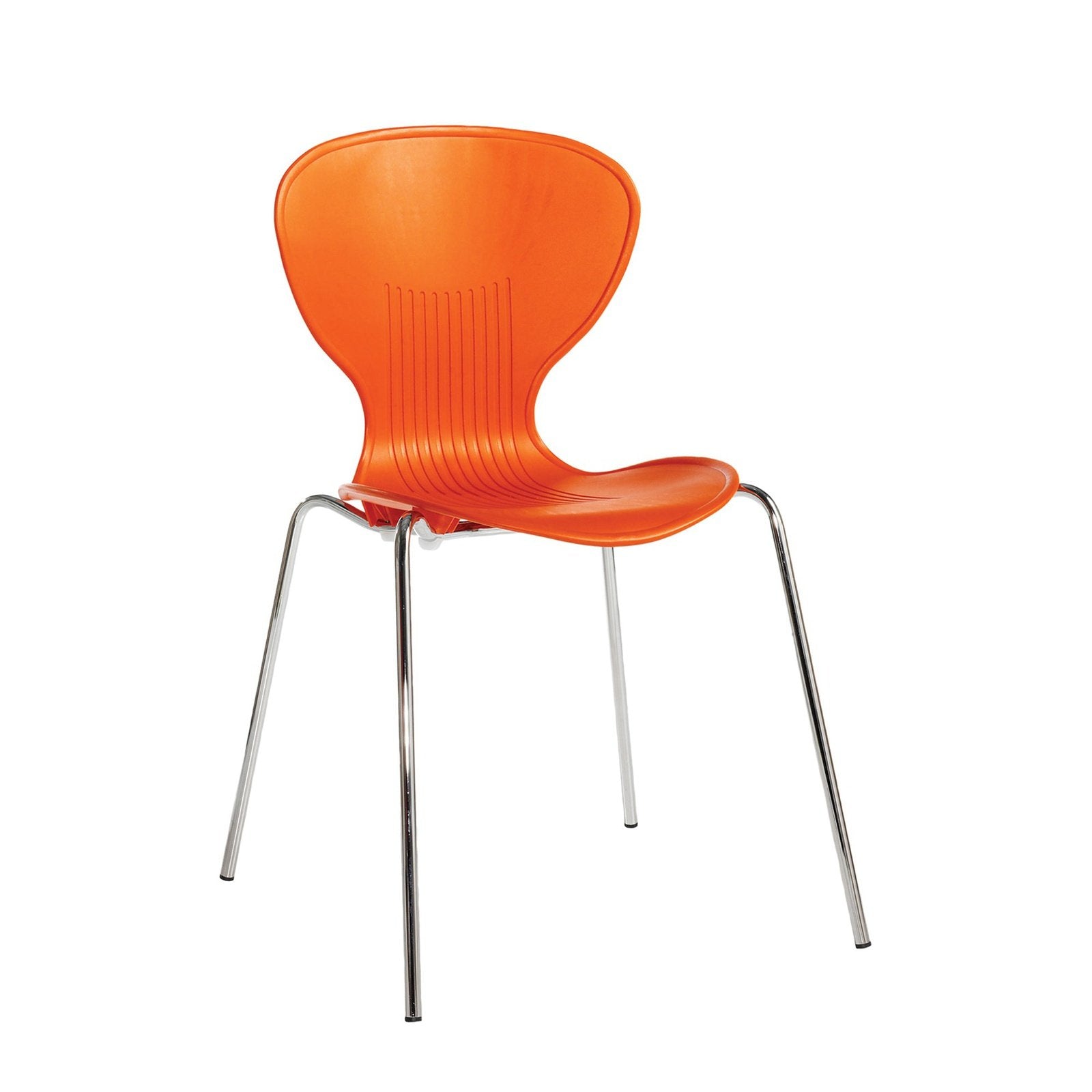 Sienna one piece shell chair with chrome legs - Office Products Online