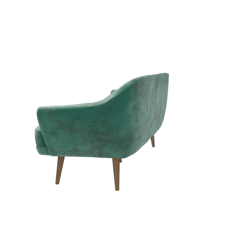 Snowdonia Fabric 3 Seater Scandinavian Style Sofa allhomely