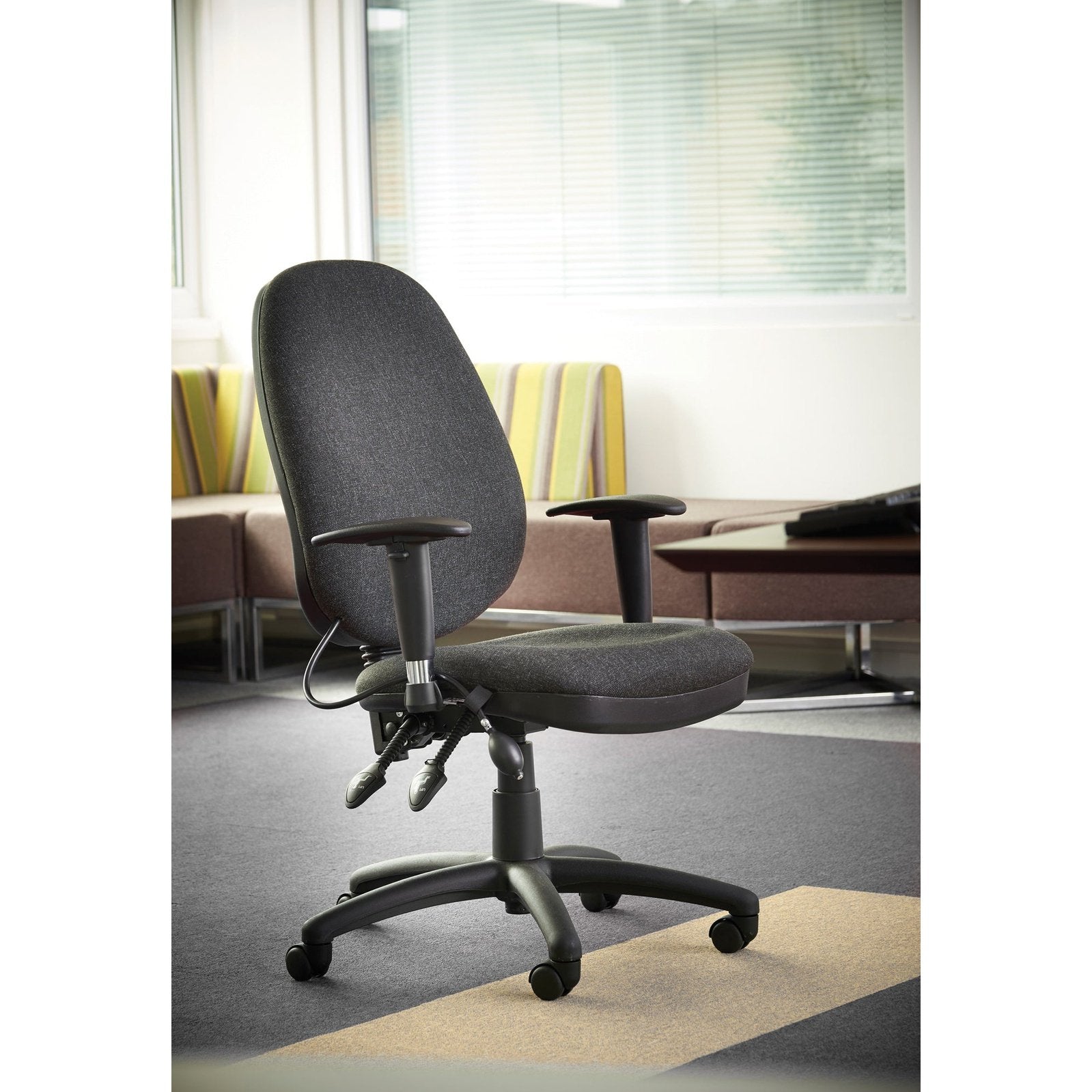 Sofia adjustable lumbar operators chair - Office Products Online