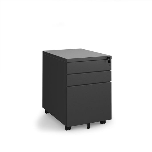 Steel 3 drawer wide mobile pedestal - Office Products Online