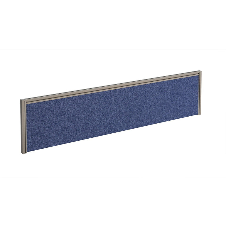 Straight desktop screen blue fabric - Office Products Online