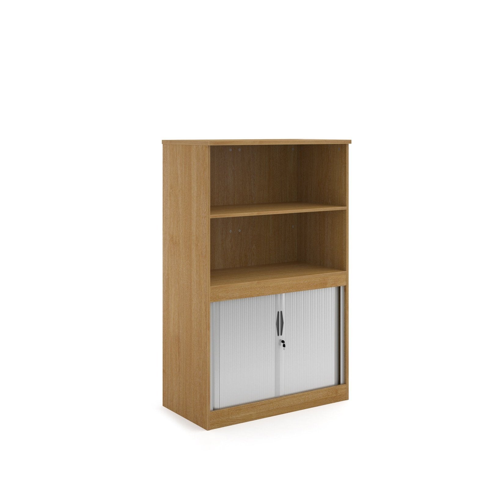 Systems combination unit with tambour doors and open top - Office Products Online