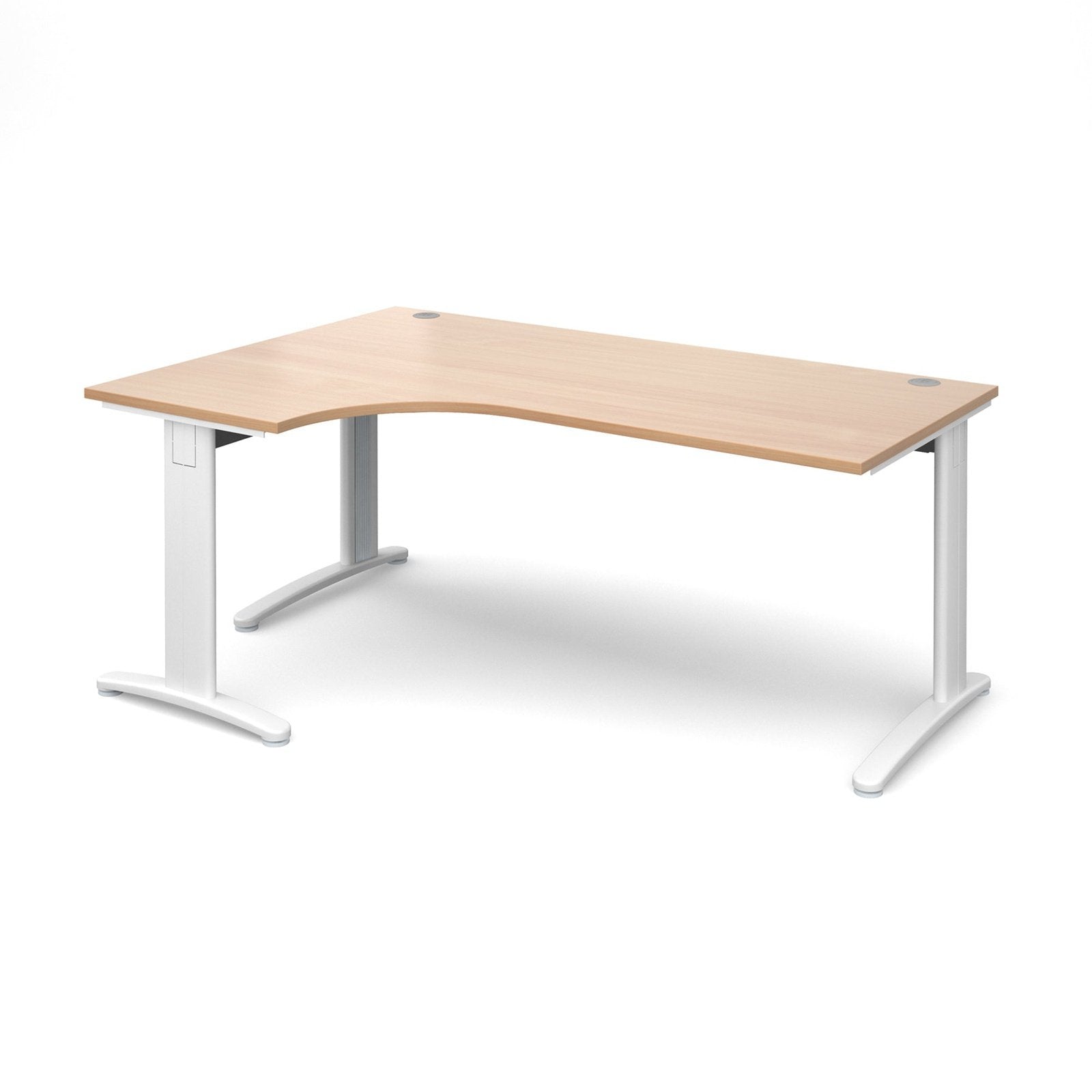 TR10 deluxe left hand ergonomic desk - Office Products Online