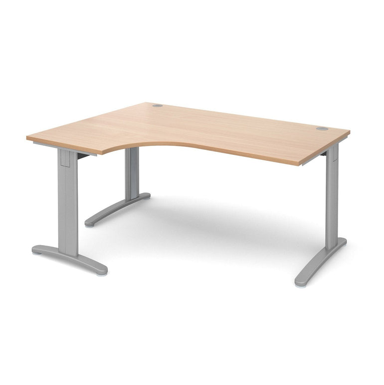 TR10 deluxe left hand ergonomic desk - Office Products Online