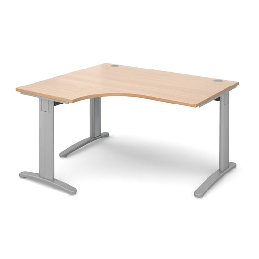 TR10 deluxe left hand ergonomic desk - Office Products Online