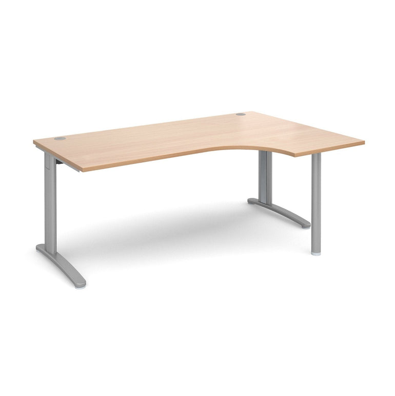 TR10 right hand ergonomic desk - Office Products Online