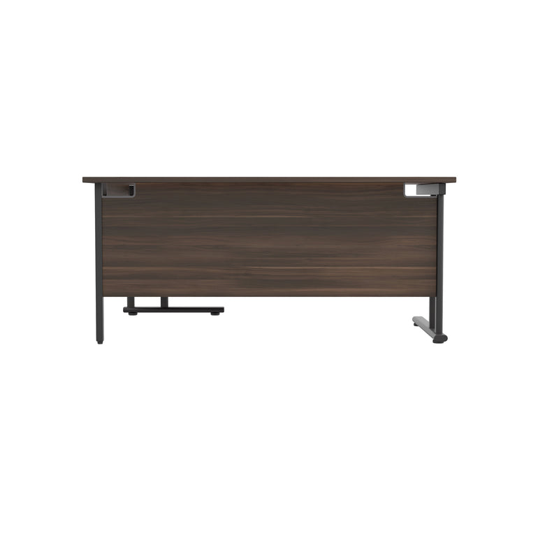 Twin Upright Right Hand 1600mm Crescent Desk