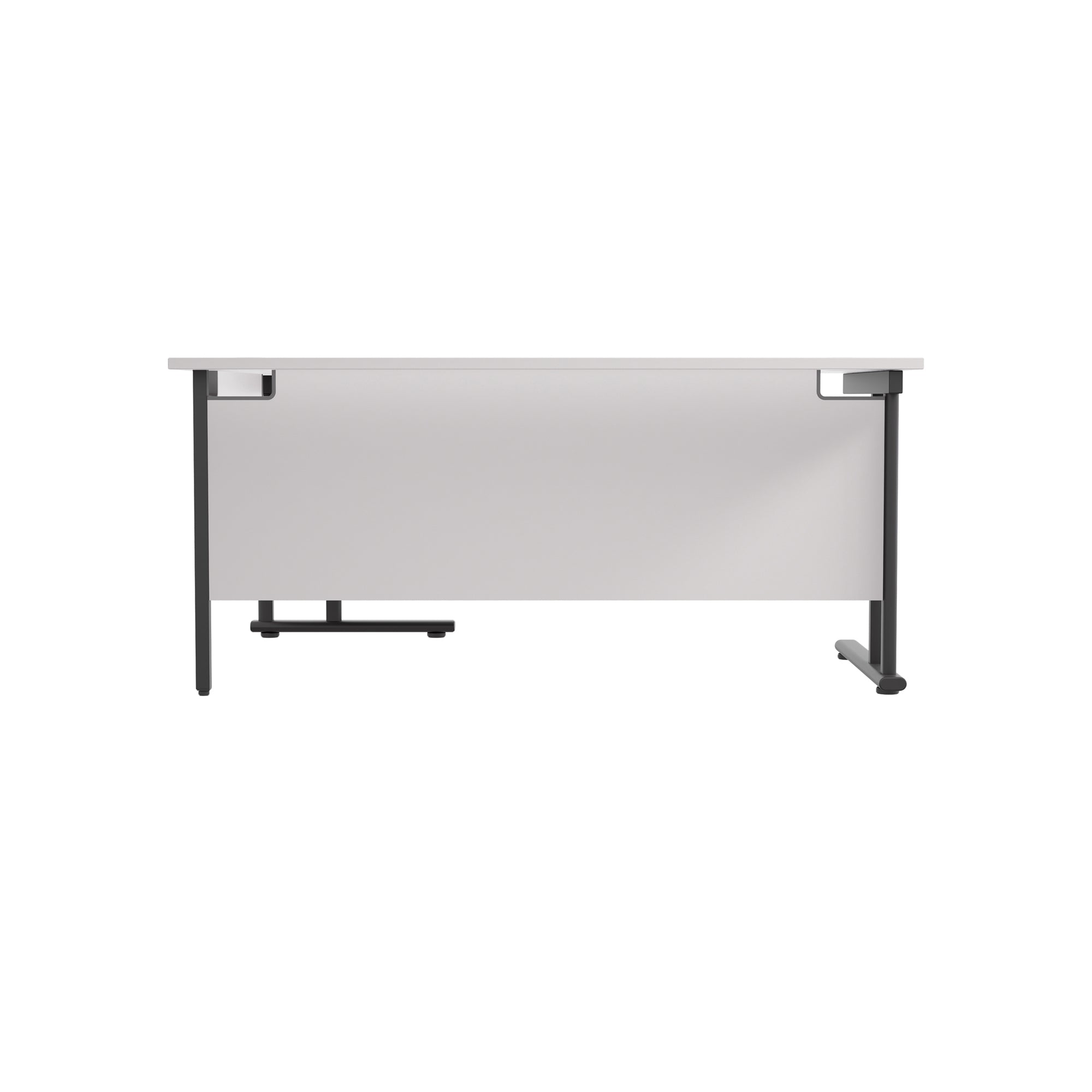 Twin Upright Right Hand 1600mm Crescent Desk