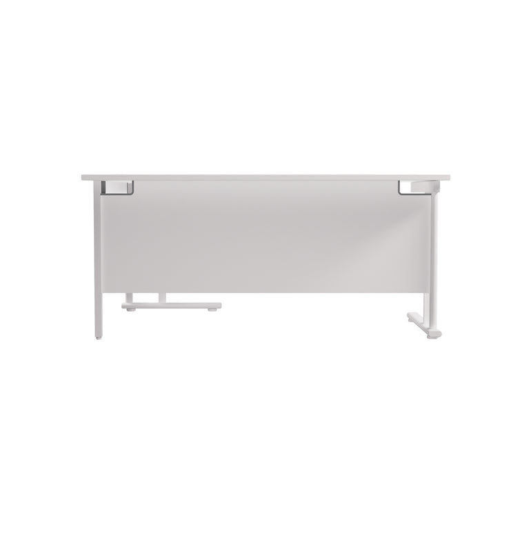 Twin Upright Right Hand 1600mm Crescent Desk