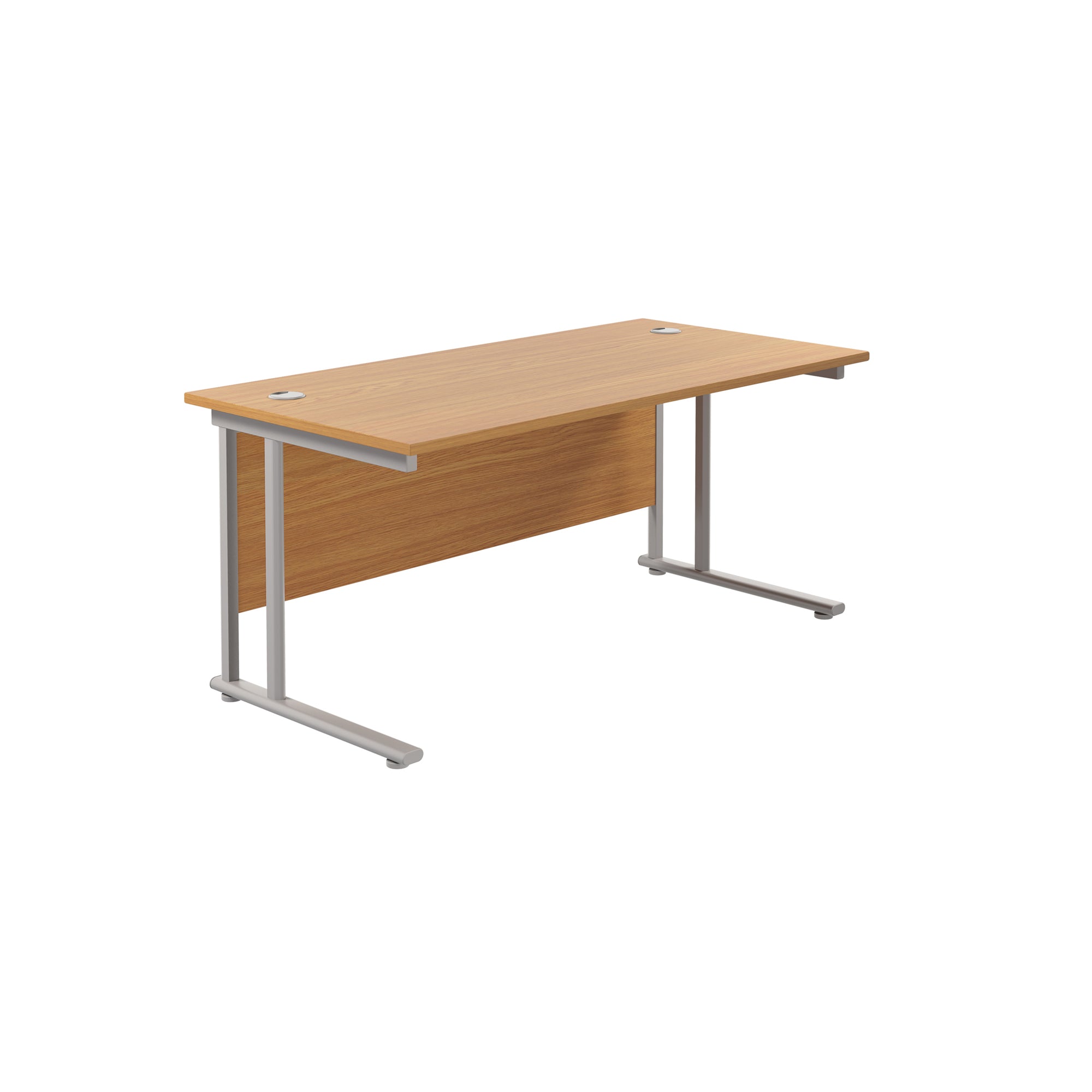 Twin Upright Straight 1600mm Desk