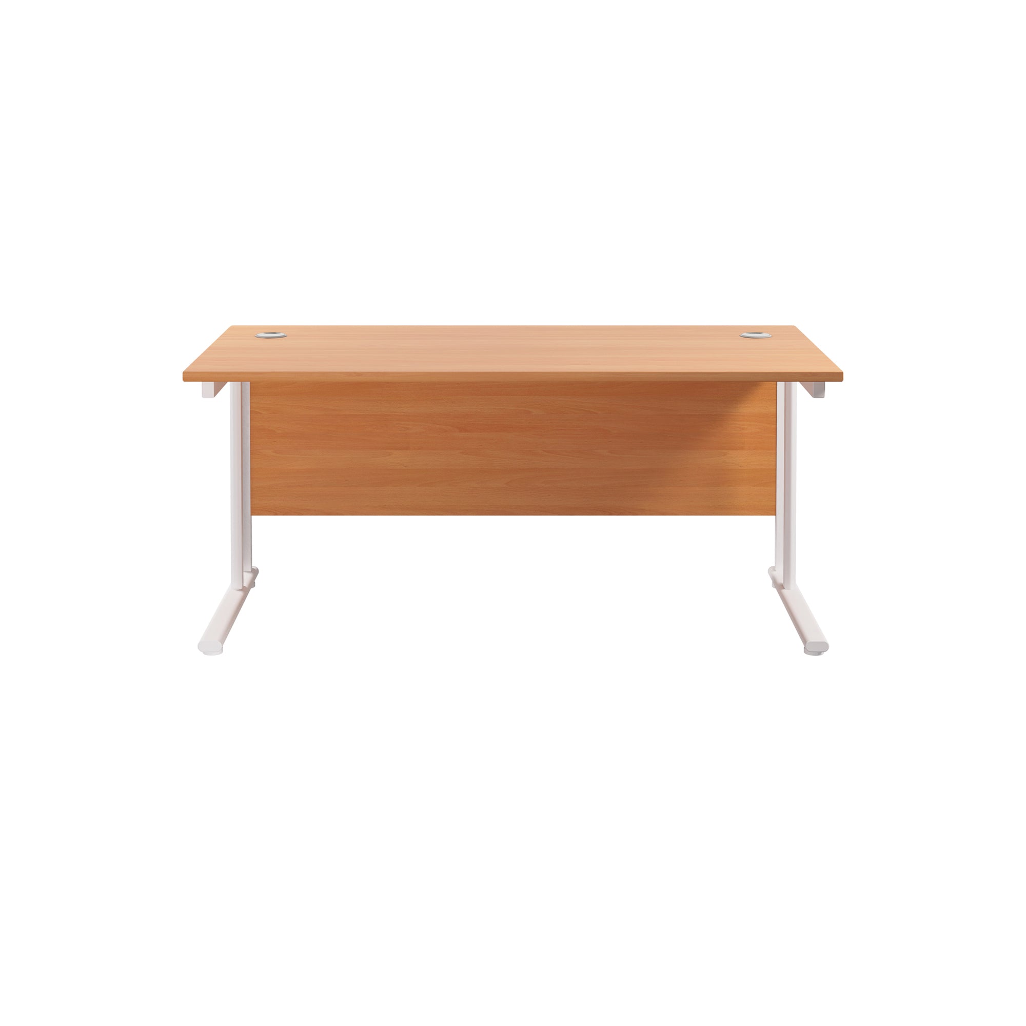 Twin Upright Straight 1800mm Desk