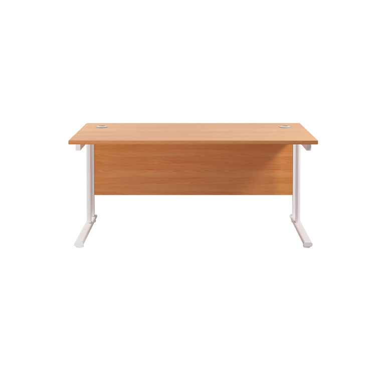 Twin Upright Straight 1800mm Desk
