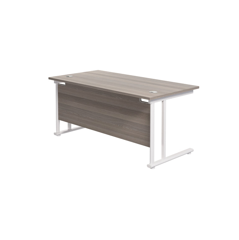 Twin Upright Straight 1800mm Desk