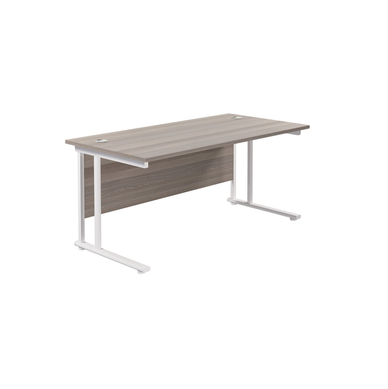 Twin Upright Straight 1800mm Desk