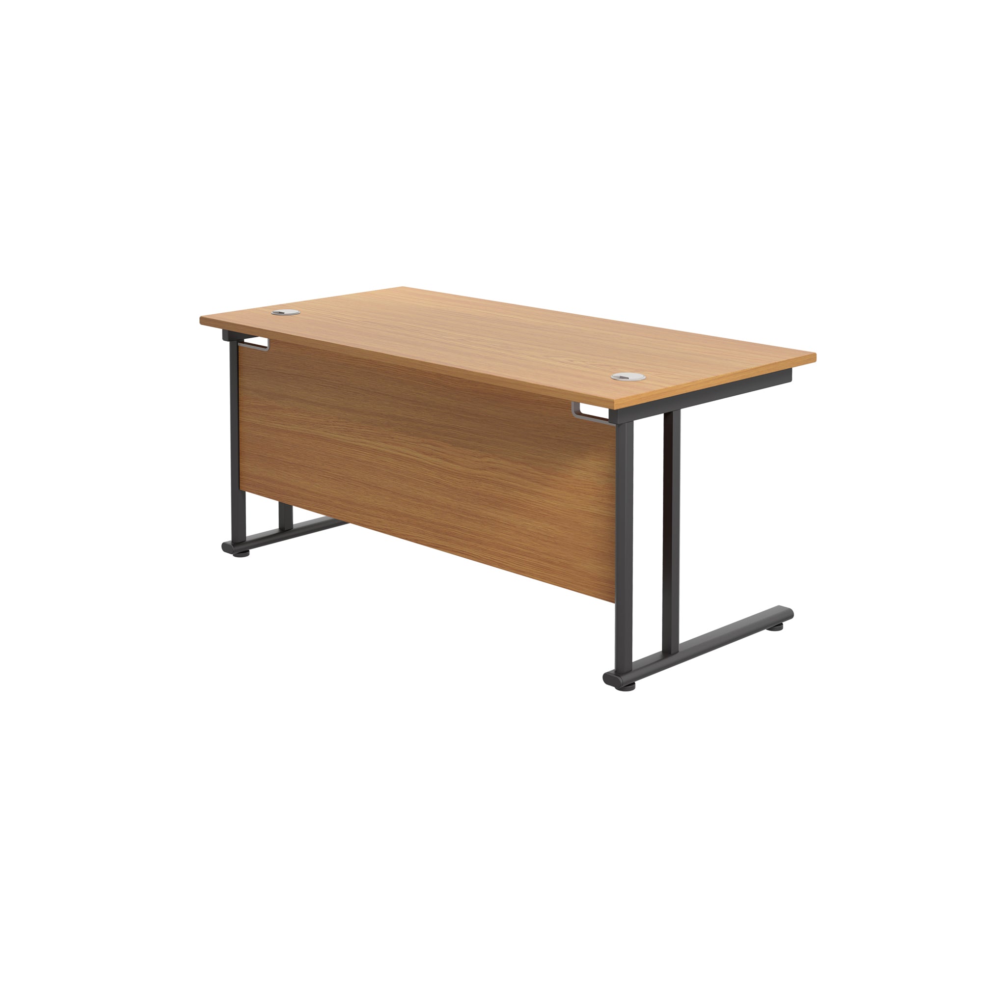 Twin Upright Straight 1800mm Desk