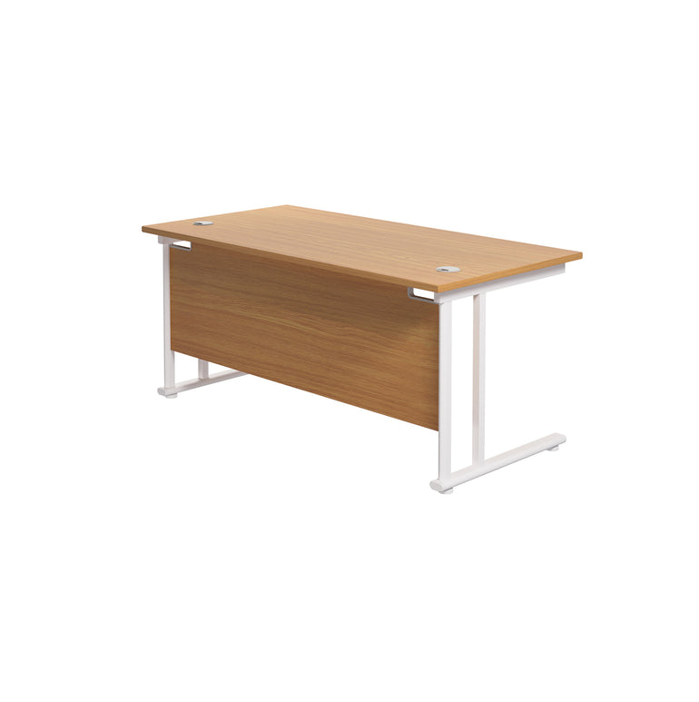 Twin Upright Straight 1800mm Desk