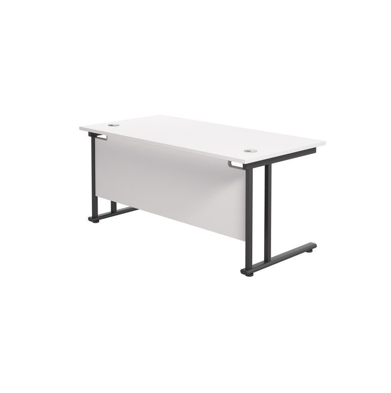 Twin Upright Straight 1800mm Desk