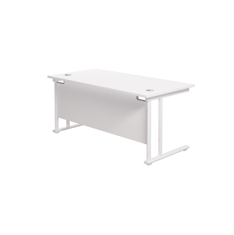 Twin Upright Straight 1800mm Desk