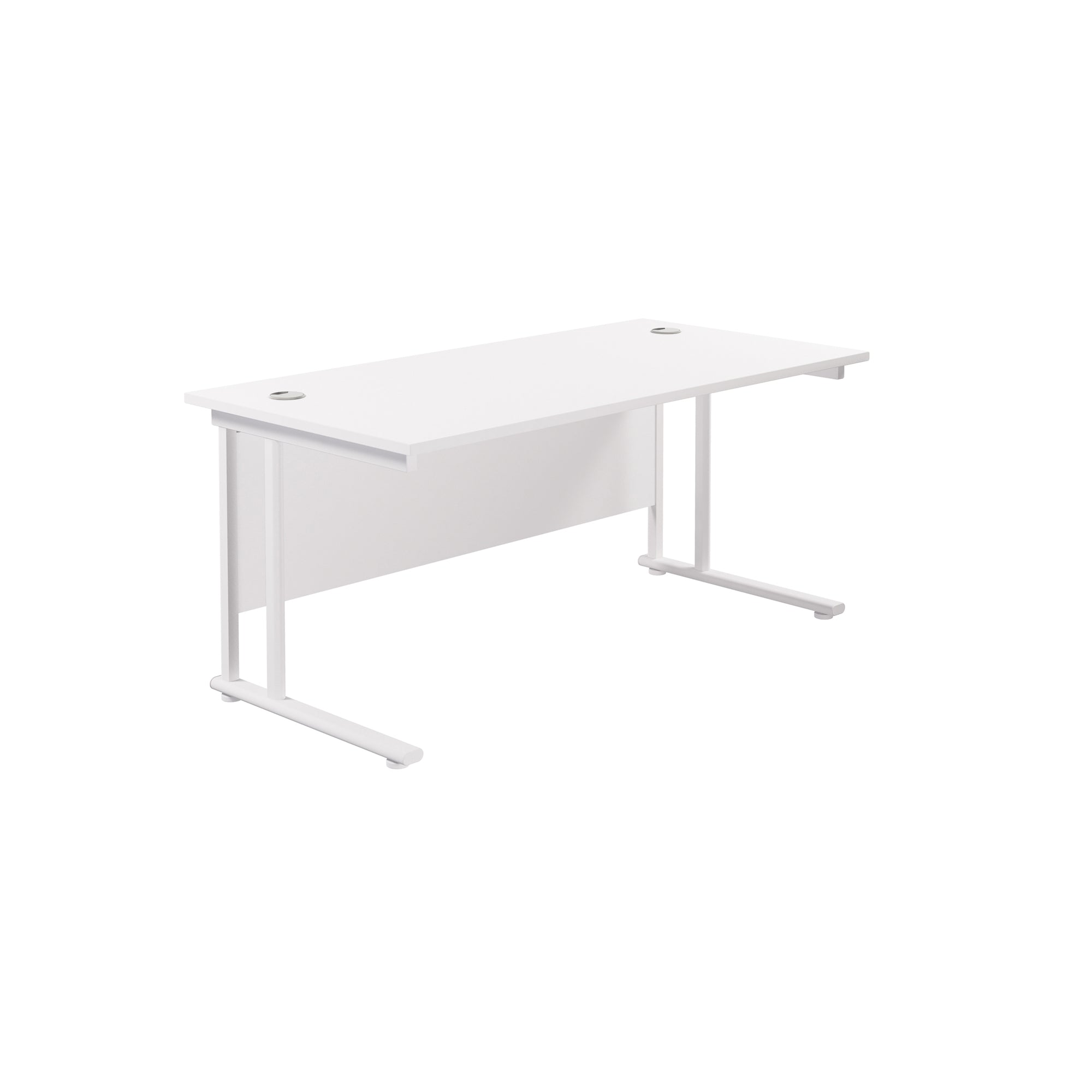 Twin Upright Straight 1800mm Desk