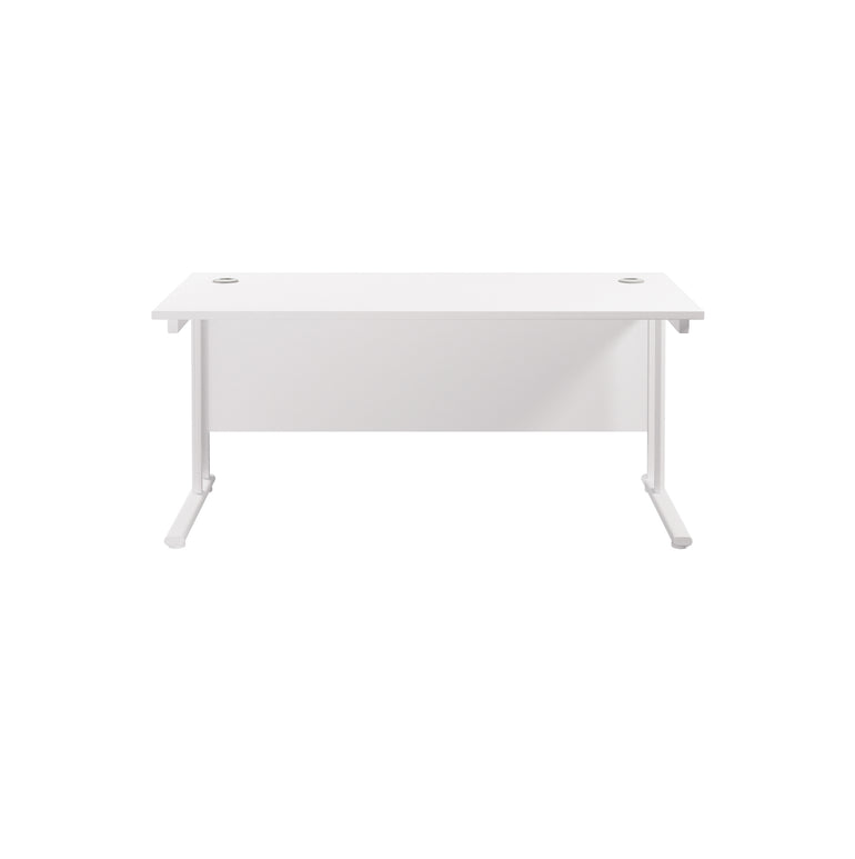 Twin Upright Straight 1800mm Desk