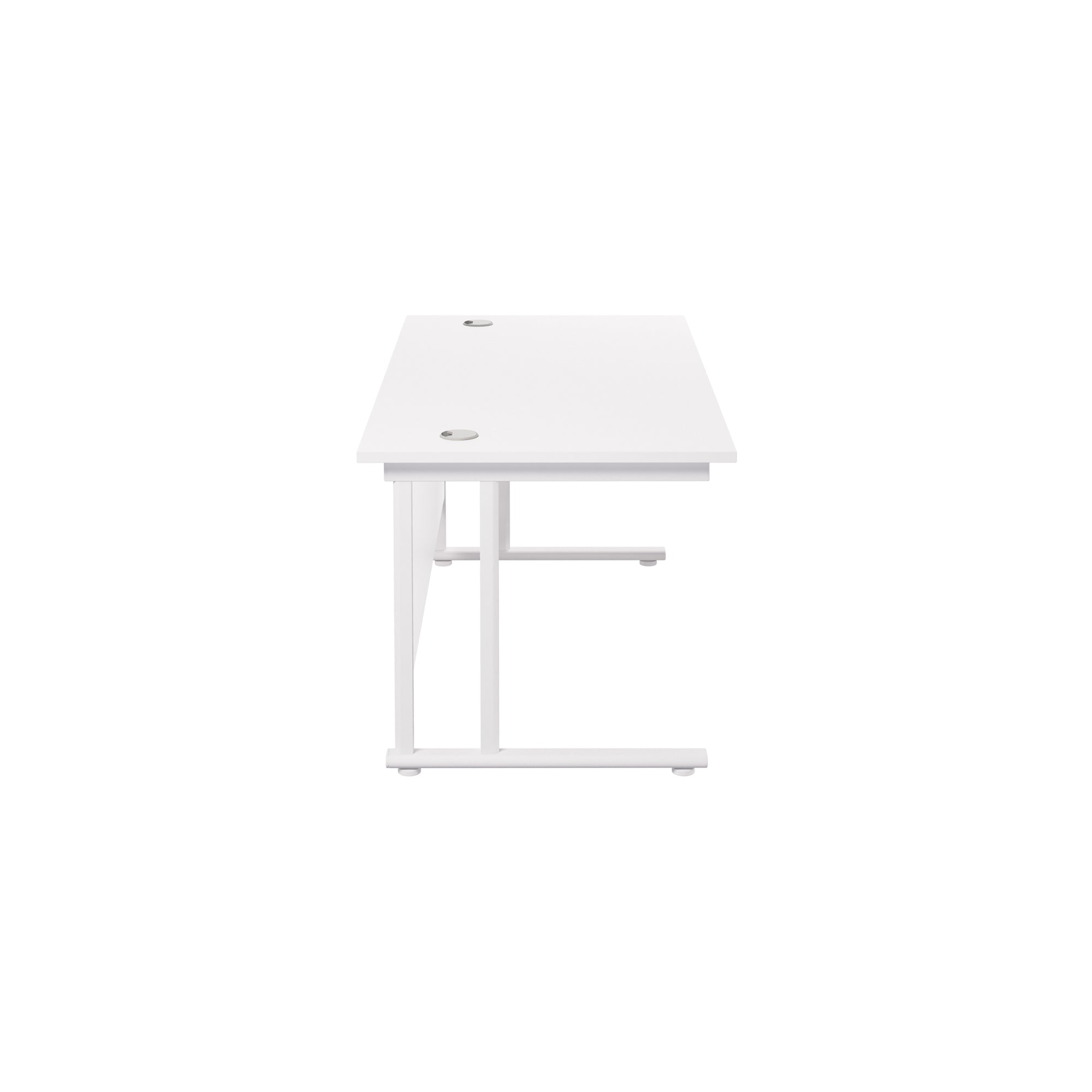 Twin Upright Straight 1800mm Desk