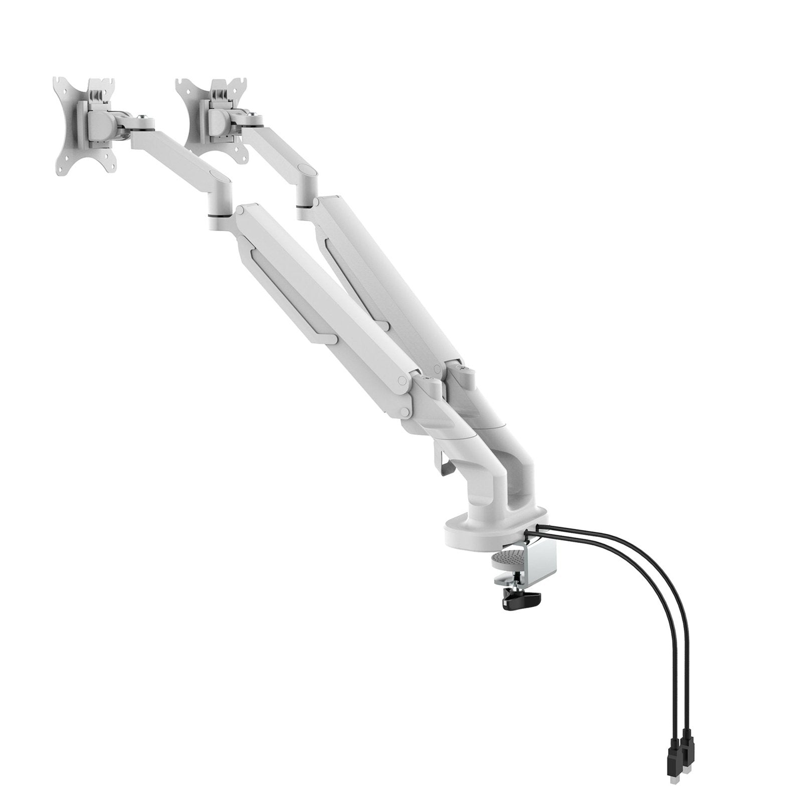 Triton gas lift space-saving double monitor arm - Office Products Online