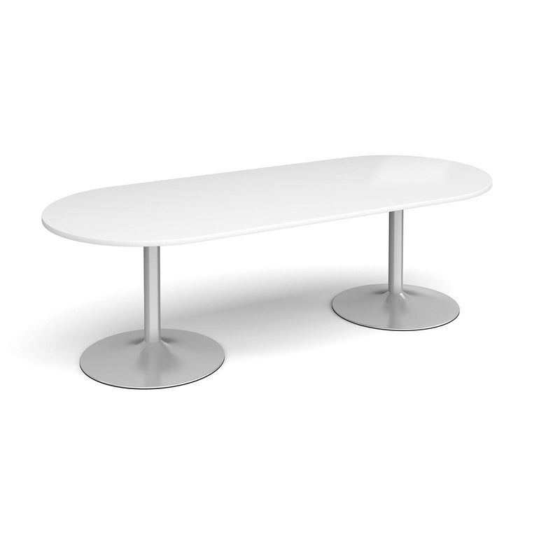 Trumpet base radial end boardroom table - Office Products Online