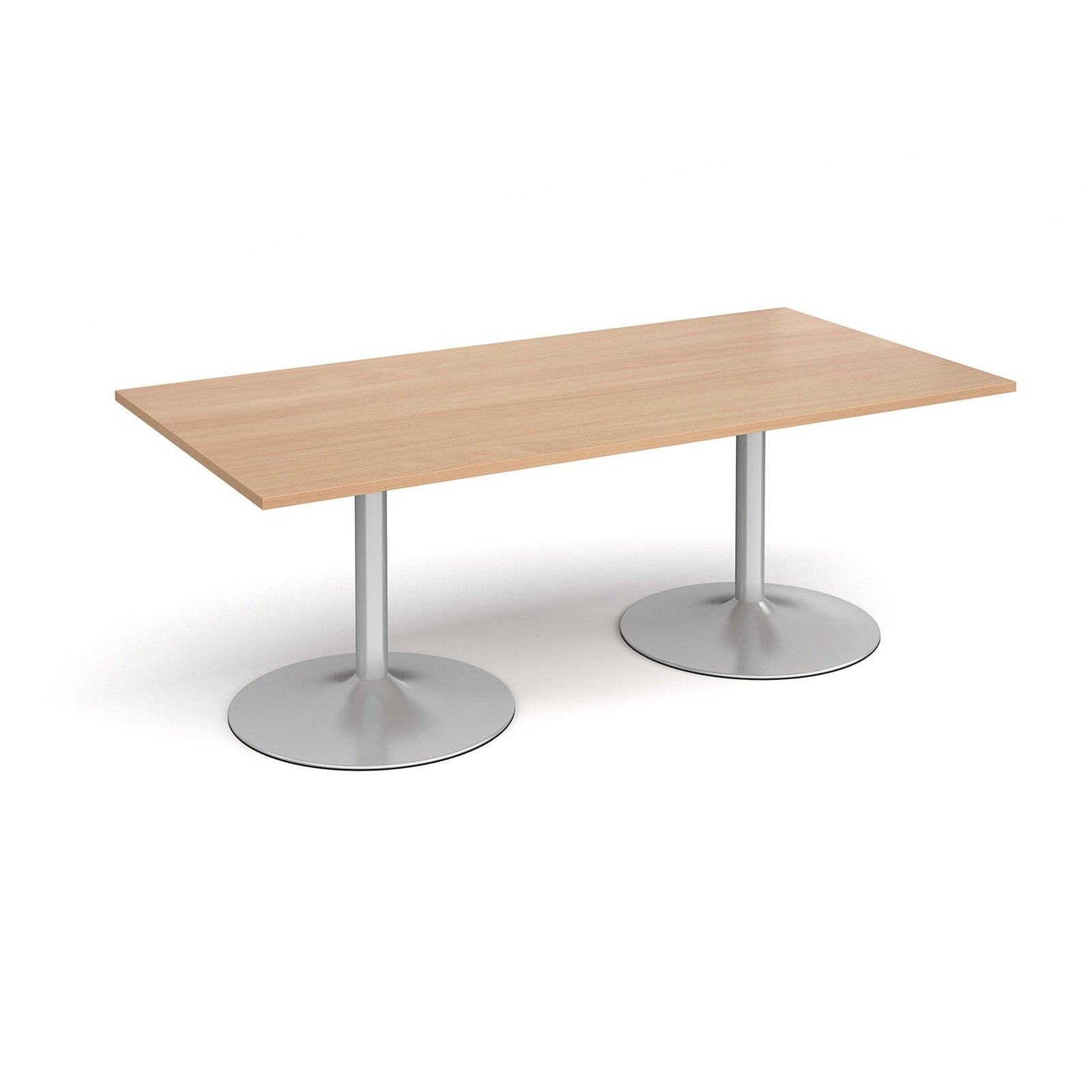 Trumpet base rectangular boardroom table - Office Products Online