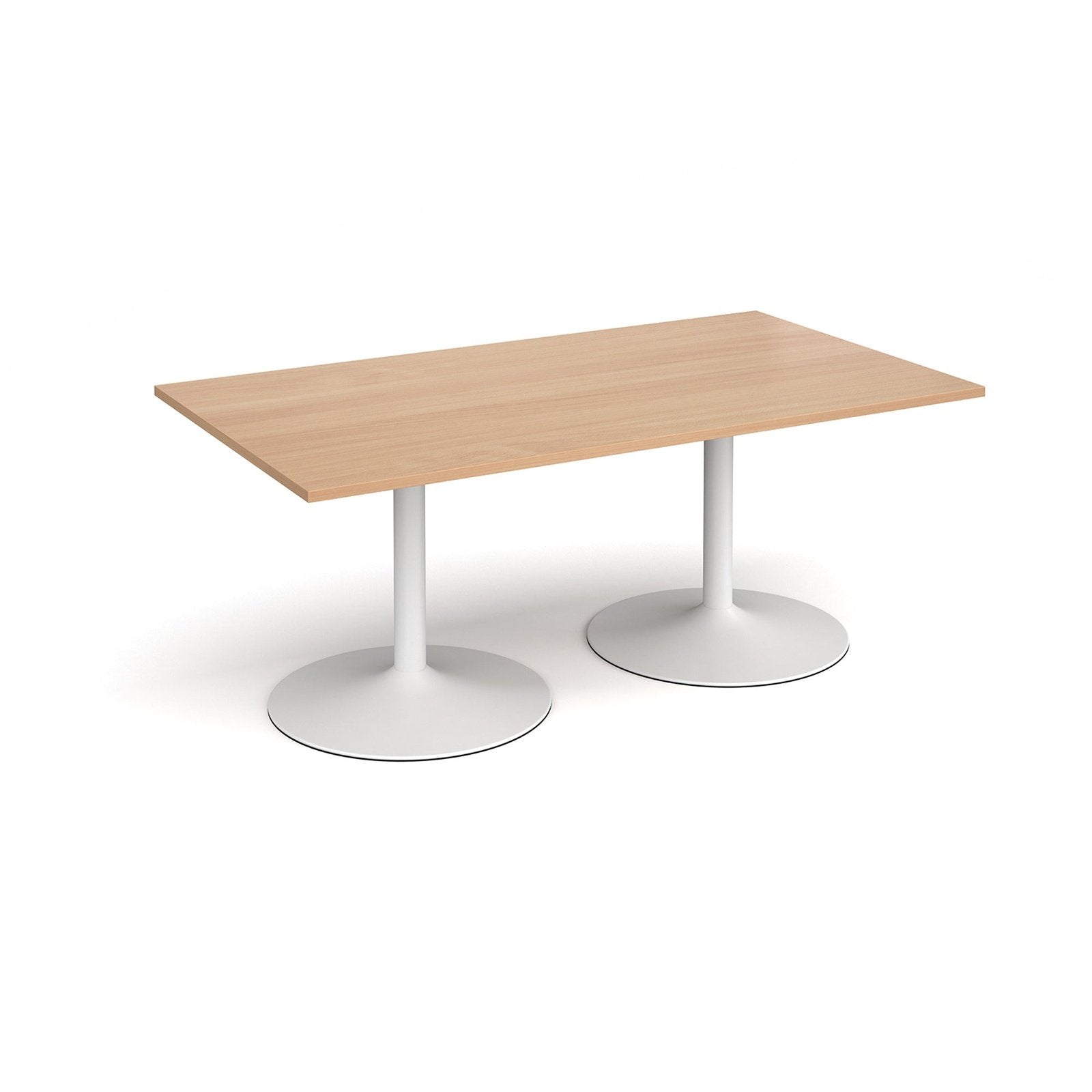 Trumpet base rectangular boardroom table - Office Products Online