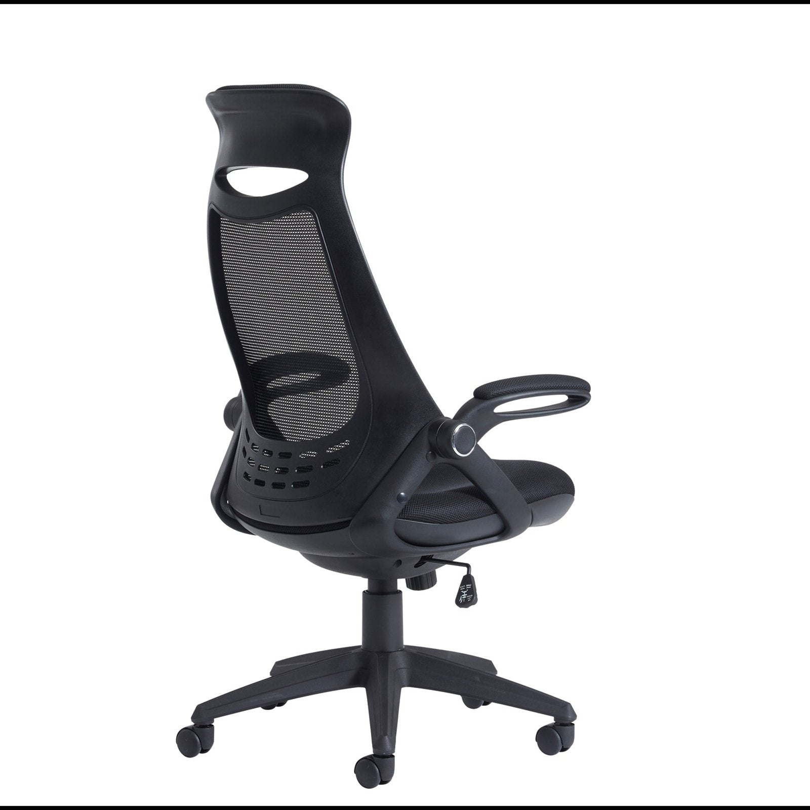 Tuscan mesh high back chair with head support - black - Office Products Online