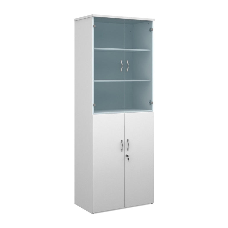 Universal combination unit with glass upper doors - Office Products Online