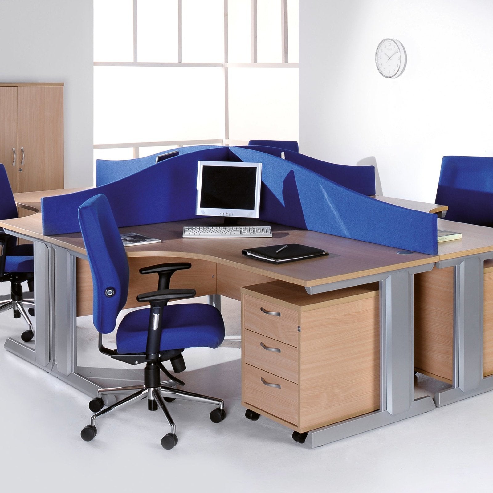 Vivo left hand ergonomic desk - Office Products Online